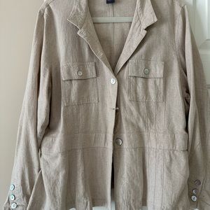 LADIES VAN HEUSEN LINEN JACKET